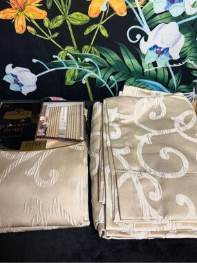 Luxe Edition Tulsa Window Panel - Cream